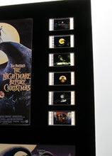 Load image into Gallery viewer, THE NIGHTMARE BEFORE CHRISTMAS 35mm Movie Film Cell Display 8x10 Presentation Tim Burton Disney