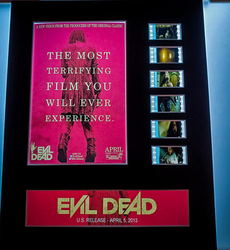 EVIL DEAD 2013 Fede Alvarez Horror 35mm Movie Film Cell Display 8x10 Presentation