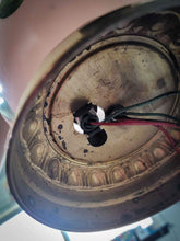 Load image into Gallery viewer, Antique Vintage Hand Painted Double Globe Rose Lamp Electric Retro