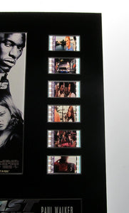 2 Fast 2 Furious Paul Walker 2003 35mm Movie Film Cell Display 8x10 Presentation