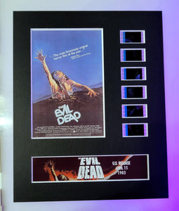 THE EVIL DEAD Bruce Campbell Horror Sam Raimi 35mm Movie Film Cell Display 8x10 Presentation