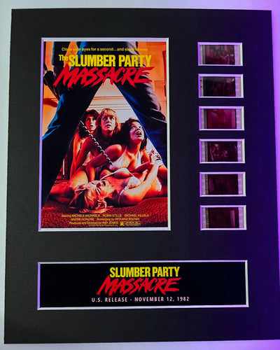 The Slumber Party Massacre 1982 Brinke Stevens 35mm Movie Film Cell Display 8x10 Presentation Horror