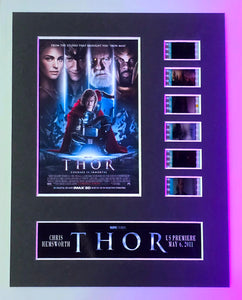 Marvel Studios THOR 2011 theatrical 35mm Movie Film Cell Display 8x10 Presentation Avengers