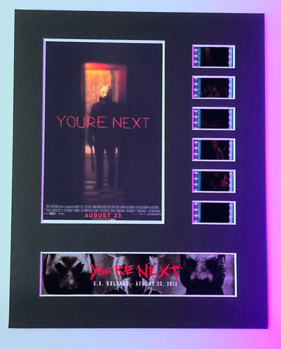 You're Next 2013 35mm Movie Film Cell Display 8x10 Presentation Horror Barbara Crampton