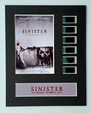 Load image into Gallery viewer, SINISTER 35mm Movie Film Cell Display 8x10 Presentation Horror 2012 Ethan Hawke