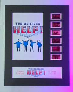 HELP! 1965 The Beatles 35mm Movie Film Cell Display 8x10