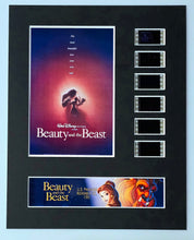 Load image into Gallery viewer, Beauty &amp; the Beast 1991 Walt Disney Animated 35mm Movie Film Cell Display 8x10 Presentation