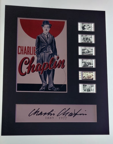 CHARLIE CHAPLIN Historical 35mm Movie Film Cell Display 8x10 Presentation