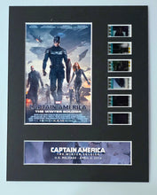 Load image into Gallery viewer, CAPTAIN AMERICA THE WINTER SOLDIER Marvel Studios 35mm Movie Film Cell Display 8x10 Presentation
