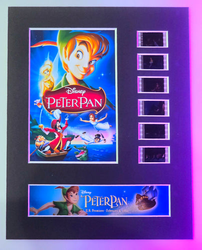 Peter Pan Walt Disney Animated 35mm Movie Film Cell Display 8x10 Presentation