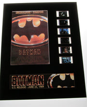 Load image into Gallery viewer, BATMAN Tim Burton Michael Keaton 1989 35mm Movie Film Cell Display 8x10 Presentation