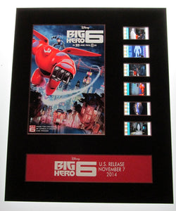BIG HERO 6 Disney Baymax 35mm Movie Film Cell Display 8x10 Presentation