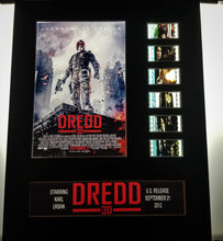 Load image into Gallery viewer, DREDD 2012 Karl Urban Judge Comic 35mm Movie Film Cell Display 8x10 Presentation