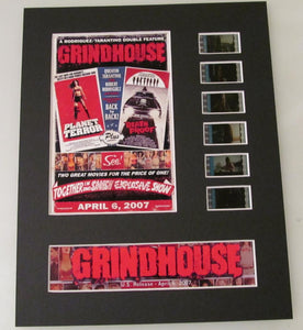 GRINDHOUSE Quentin Tarantino Robert Rodriguez 35mm Movie Film Cell Display 8x10 Presentation Horror