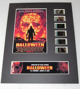 HALLOWEEN Rob Zombie Michael Myers 35mm Movie Film Cell Display 8x10 Presentation Horror