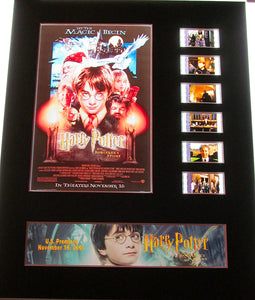 HARRY POTTER & THE SORCERER'S STONE 35mm Movie Film Cell Display 8x10 Presentation