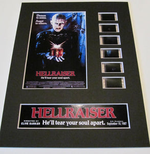HELLRAISER Pinhead Clive Barker Horror 35mm Movie Film Cell Display 8x10 Presentation