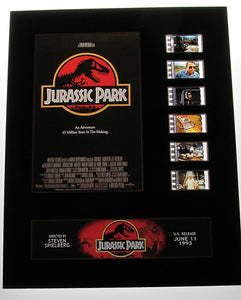 JURASSIC PARK Dinosaur Jeff Goldblum 35mm Movie Film Cell Display 8x10 Presentation