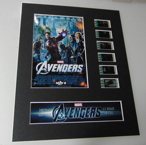 Marvel's THE AVENGERS Captain America Iron Man 35mm Movie Film Cell Display 8x10 Presentation