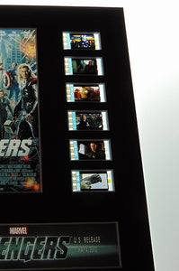 Marvel's THE AVENGERS Captain America Iron Man 35mm Movie Film Cell Display 8x10 Presentation