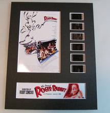 Load image into Gallery viewer, ROGER RABBIT 4 Film Set Who Framed Disney 35mm Movie Film Cell Display 8x10