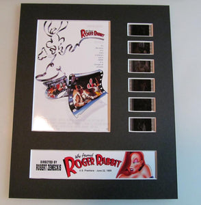 WHO FRAMED ROGER RABBIT Disney 35mm Movie Film Cell Display 8x10 Presentation Animated Jessica