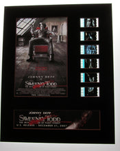 Load image into Gallery viewer, SWEENEY TODD Johnny Depp 35mm Movie Film Cell Display 8x10 Presentation Demon Barber