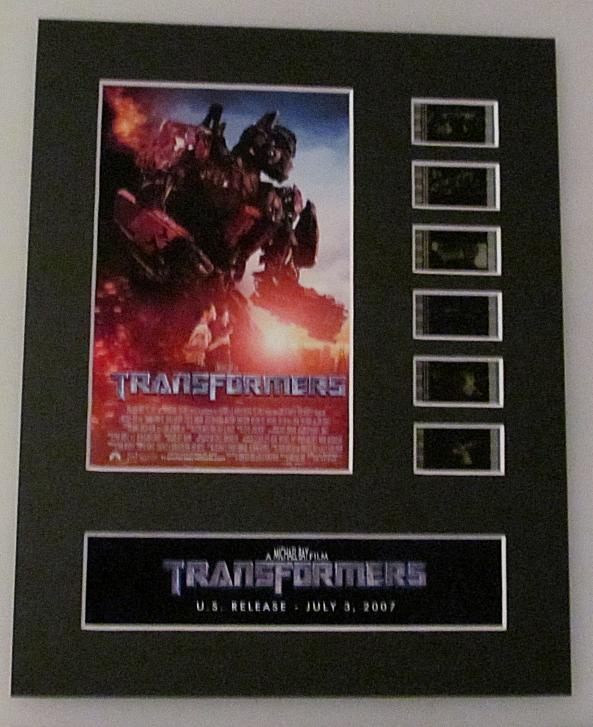TRANSFORMERS Michael Bay Megan Fox 35mm Movie Film Cell Display 8x10 Presentation