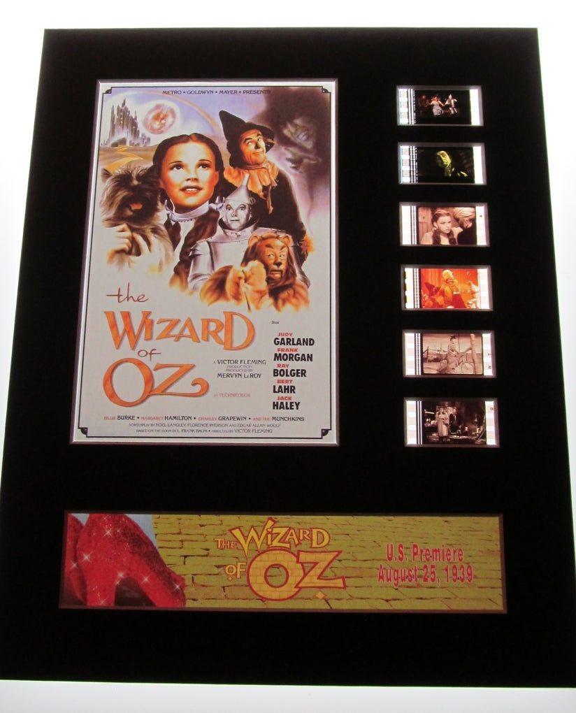 THE WIZARD OF OZ Judy Garland 35mm Movie Film Cell Display 8x10