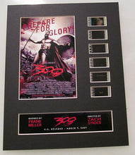 Load image into Gallery viewer, 300 Frank Miller 35mm Movie Film Cell Display Sparta 8x10
