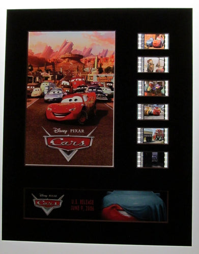 CARS Disney Pixar Animation 35mm Movie Film Cell Display 8x10 Presentation