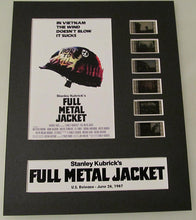 Load image into Gallery viewer, FULL METAL JACKET Stanley Kubrick R. Lee Ermey 35mm Movie Film Cell Display 8x10 Presentation