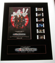 Load image into Gallery viewer, GHOSTBUSTERS 2 Bill Murray Dan Aykroyd 35mm Movie Film Cell Display 8x10 Presentation Horror Comedy