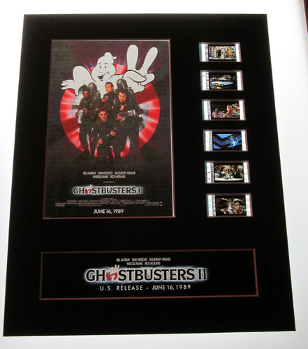 GHOSTBUSTERS 2 Bill Murray Dan Aykroyd 35mm Movie Film Cell Display 8x10 Presentation Horror Comedy