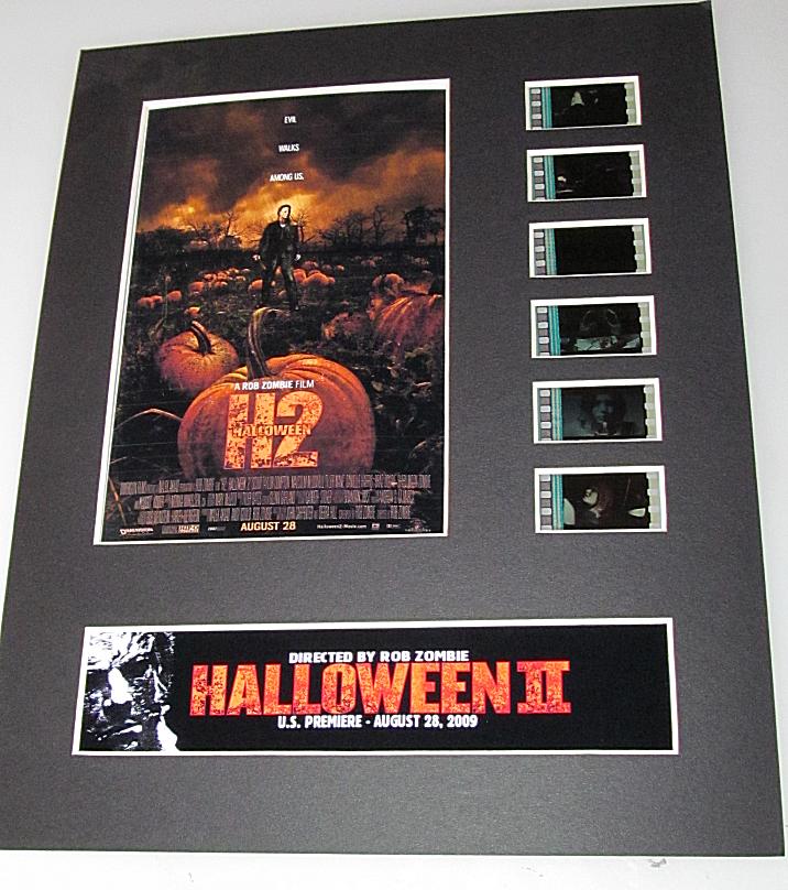 HALLOWEEN II 2 Rob Zombie Michael Myers 35mm Movie Film Cell Display 8x10 Presentation Horror