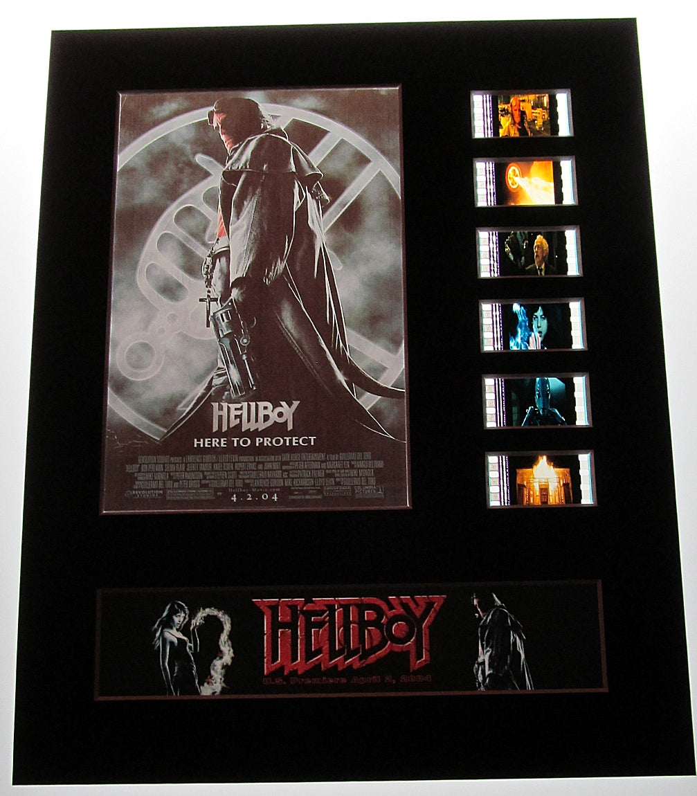 HELLBOY Guillermo Del Toro Horror 35mm Movie Film Cell Display 8x10 Presentation