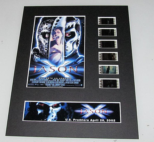 JASON X Friday the 13th Part 10 35mm Movie Film Cell Display 8x10 Presentation Horror