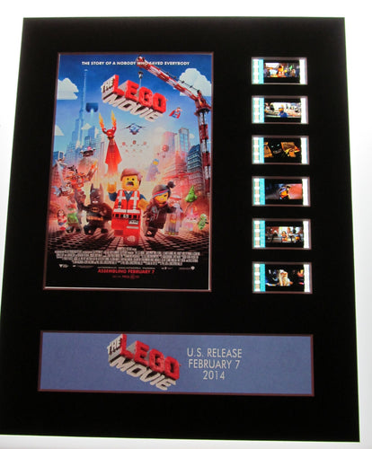 THE LEGO MOVIE Animated 35mm Movie Film Cell Display 8x10 Presentation