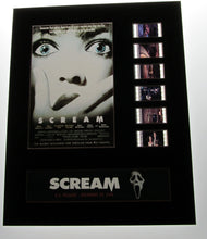 Load image into Gallery viewer, SCREAM Wes Craven 35mm Movie Film Cell Display 8x10 Presentation Horror