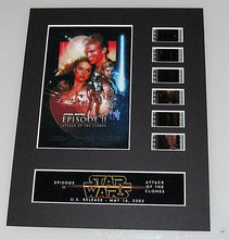 Load image into Gallery viewer, ATTACK OF THE CLONES (Star Wars Episode II) 35mm Movie Film Cell Display 8x10 Presentation
