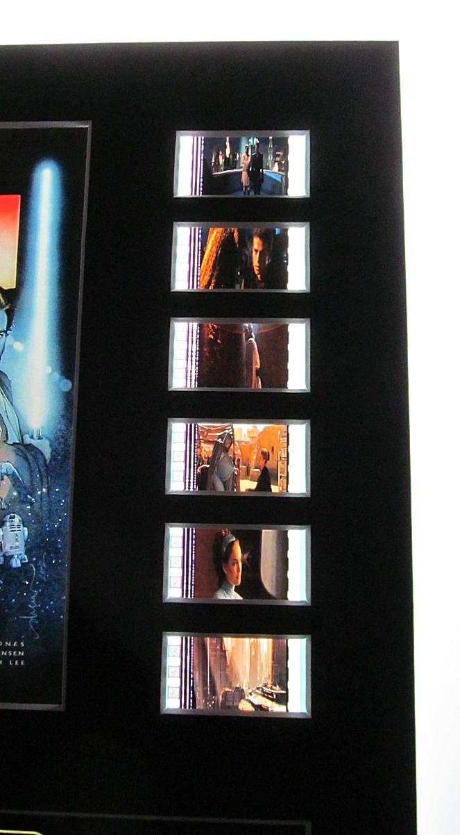 A Star Wars Attack of the Clones Original Rare & Genuine Film Cell From the  Movie Mounted Ready for Framing 