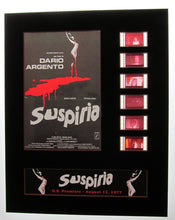 Load image into Gallery viewer, SUSPIRIA Dario Argento 35mm Movie Film Cell Display 8x10 Presentation Horror Italian Giallo