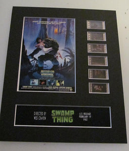 SWAMP THING Wes Craven 35mm Movie Film Cell Display 8x10 Presentation DC Universe