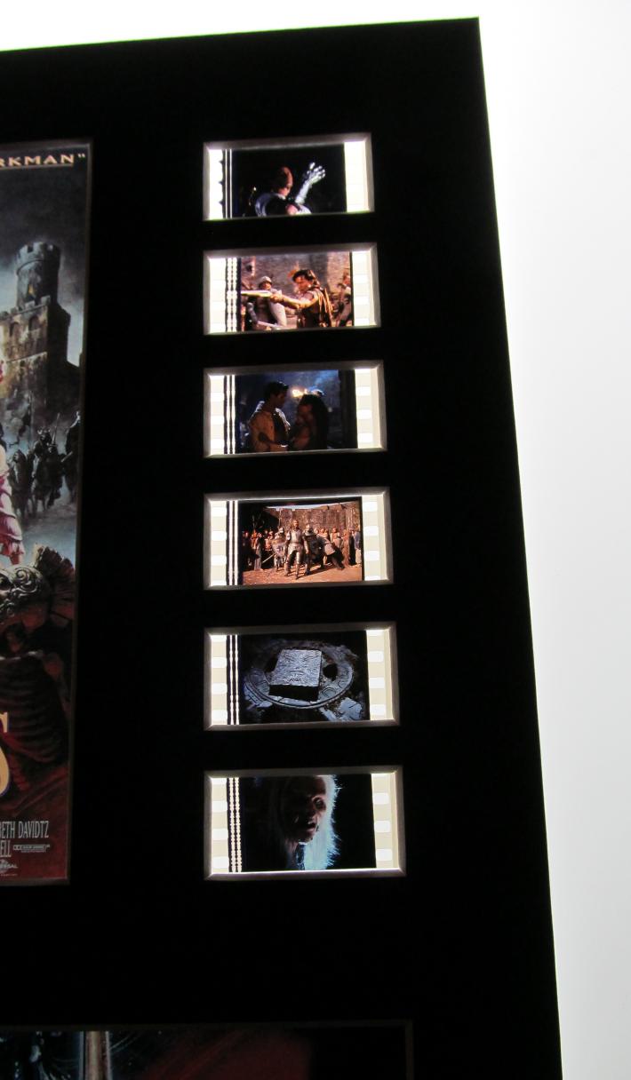 A Evil Dead 3 Army of Darkness ASH original rare & genuine film cell from  the movie mounted ready for framing!