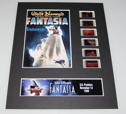 FANTASIA Walt Disney Animated Classic 35mm Movie Film Cell Display 8x10 Presentation Animation
