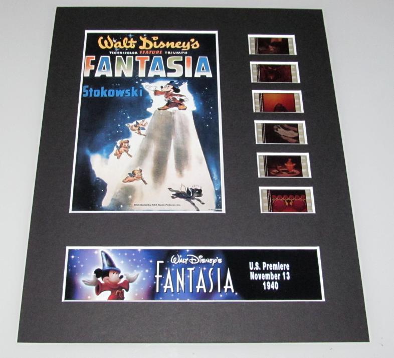FANTASIA Walt Disney Animated Classic 35mm Movie Film Cell Display 8x10 Presentation Animation