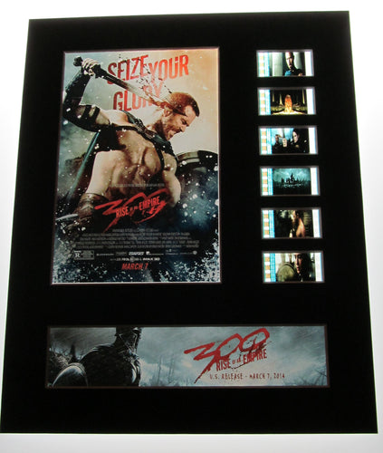 300 Rise of an Empire Frank Miller 35mm Movie Film Cell Display Sparta 8x10