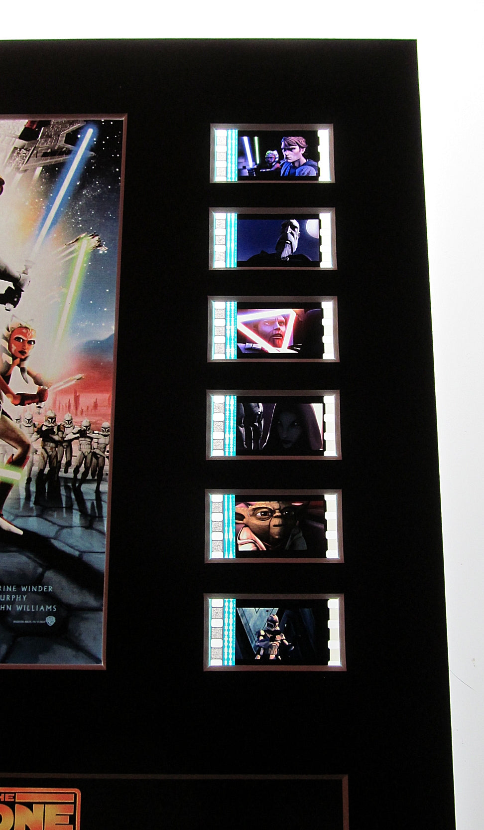 STAR WARS The Clone Wars Movie Animated 35mm Movie Film Cell Display 8 –  Phantom Vault