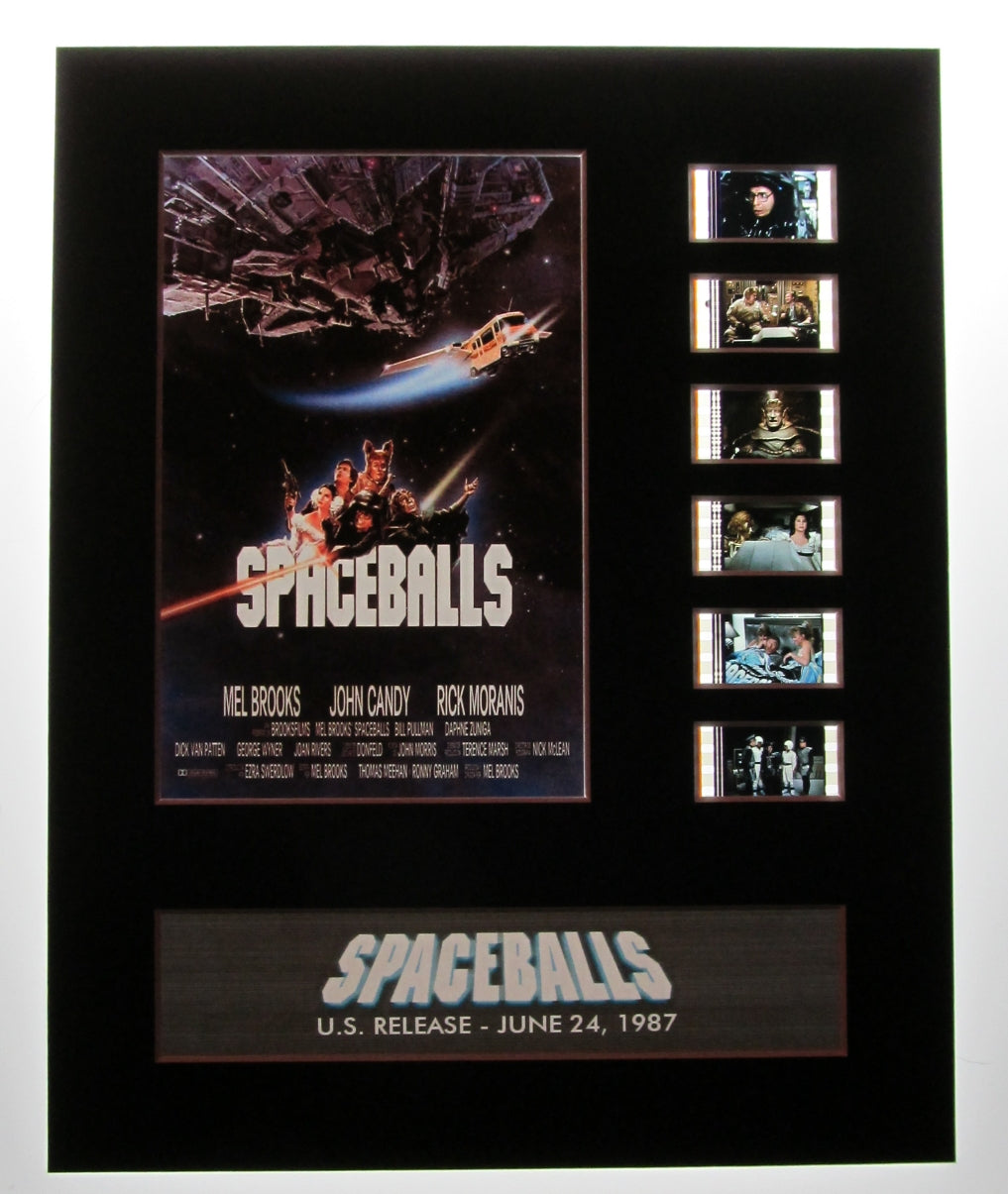 SPACEBALLS Mel Brooks 35mm Movie Film Cell Display 8x10 Presentation