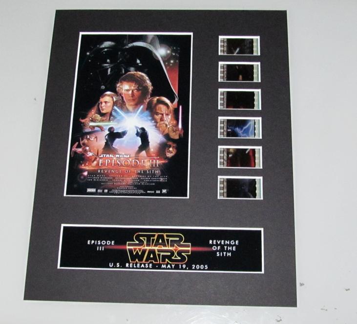 REVENGE OF THE SITH (Star Wars Episode III) 35mm Movie Film Cell Display 8x10 Presentation
